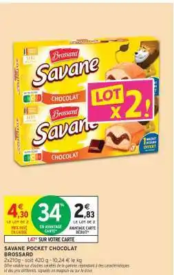 Intermarché Express SAVANE POCKET CHOCOLAT offre