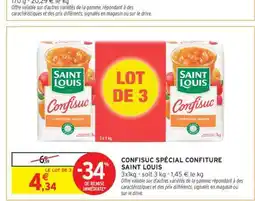 Intermarché Contact CONFISUC SPÉCIAL CONFITURE SAINT LOUIS offre