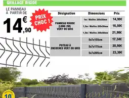 E.Leclerc Grillage rigide offre