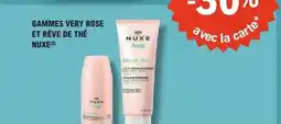 E.Leclerc Parapharmacie Gammes very rose et rêve de thé nuxe offre