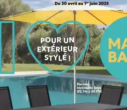 Maxi Bazar Parasol inclinable Soya offre