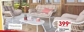 Maxi Bazar Hespéride Salon Paopao 4 places offre