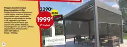 Maxi Bazar HESPERIDE Pergola bioclimatique evora graphite 4×3m offre