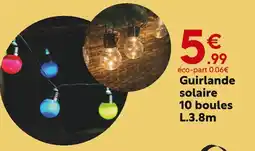 Maxi Bazar Guirlande solaire 10 boules offre