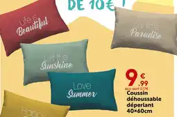 Maxi Bazar Coussin déhoussable déperlant 40×60cm offre