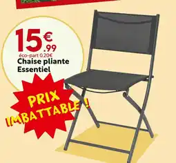 Maxi Bazar Chaise pliante Essentiel offre