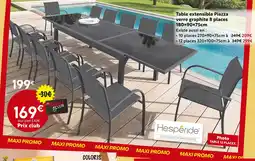 Maxi Bazar HESPERIDE Table extensible piazza offre
