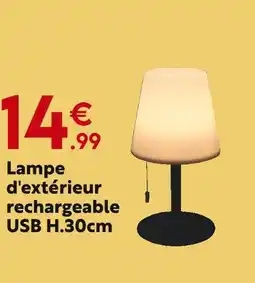 Maxi Bazar Lampe d'extérieur rechargeable offre