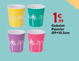 Maxi Bazar Gobelet palmier offre