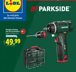 Lidl Parkside Perceuse-visseuse sans fil et accessoires offre