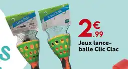 Maxi Bazar Jeux lance-balle clic clac offre