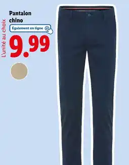 Lidl LIVERGY Pantalon chino offre