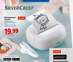 Lidl SilverCrest Mini imprimante de poche offre