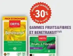 E.Leclerc Parapharmacie Gammes fruits&fibres et benetransit offre
