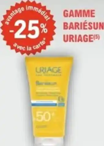 E.Leclerc Parapharmacie Gamme bariesun uriage offre