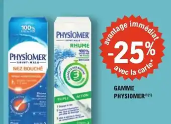 E.Leclerc Parapharmacie Gamme physiomer offre