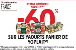 Intermarché Express Sur les yaourts panier de yoplait offre