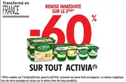 Intermarché Express Sur tout activia offre