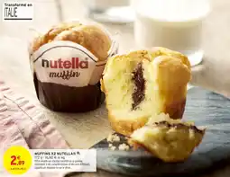 Intermarché Express Muffins x2 nutella offre