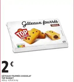 Intermarché Express Gâteaux fourrés chocolat top budget offre