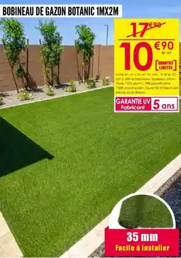 Décor Discount Bobineau de gazon botanic 1mx2m offre