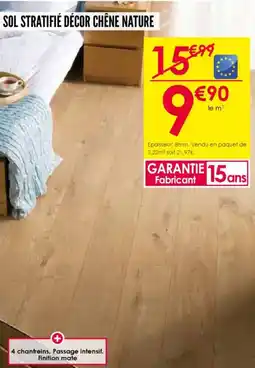 Décor Discount Sol stratifié décor chêne nature offre