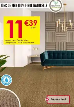 Décor Discount Jonc de mer 100% fibre naturelle offre