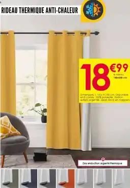Décor Discount Rideau thermique anti-chaleur offre