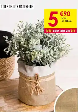Décor Discount Toile de jute naturelle offre
