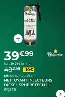 Feu Vert Nettoyant injecteurs diesel spheretech 1 l offre