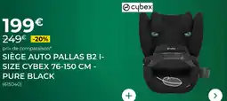 Feu Vert Siège auto pallas b2 i- size cybex 76-150 cm - pure black offre