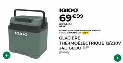 Feu Vert Glacière thermoélectrique 12/230v 24l igloo offre