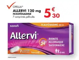 PharmaVie Opella allervi 120 mg fexofénadine offre