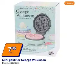 Action Mini gaufrier george wilkinson offre