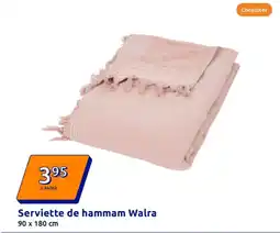 Action Serviette de hammam walra offre