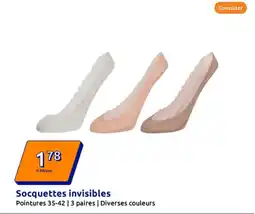 Action Socquettes invisibles offre