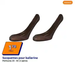 Action Socquettes pour ballerine offre