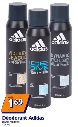 Action Déodorant Adidas offre