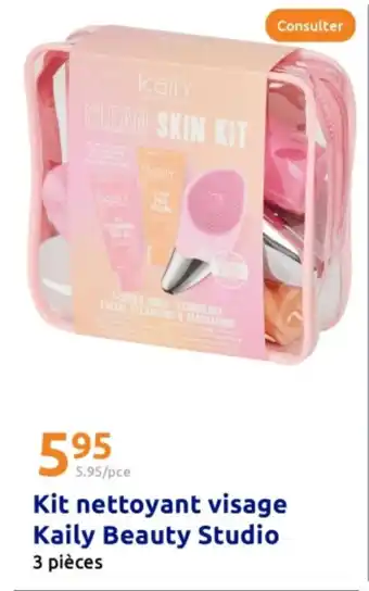 Action Kit nettoyant visage kaily beauty studio offre