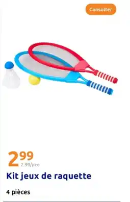 Action Kit jeux de raquette offre