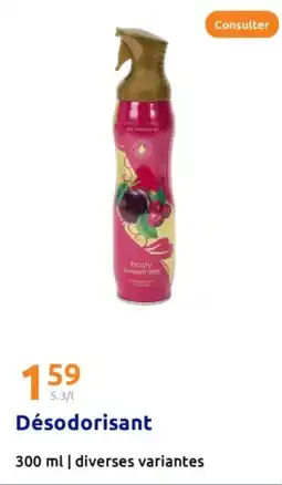 Action Désodorisant offre