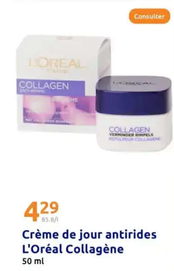 Action Crème de jour antirides L'Oréal Collagène offre