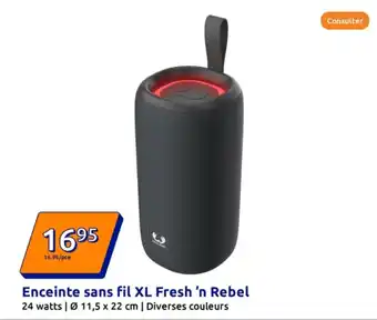 Action Enceinte sans fil xl fresh 'n rebel offre