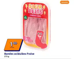 Action Bandes acidulées Fraise offre