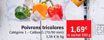 Colruyt Poivrons tricolores offre