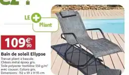 LaMaison.fr Bain de soleil Ellypse offre
