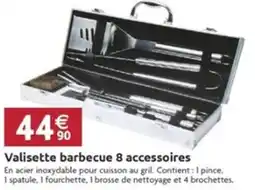 LaMaison.fr Valisette barbecue 8 accessoires offre
