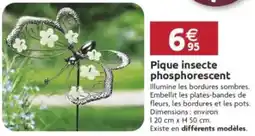 LaMaison.fr Pique insecte phosphorescent offre