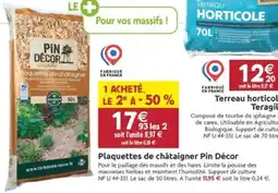 LaMaison.fr Plaquettes de chùtaigner pin décor offre