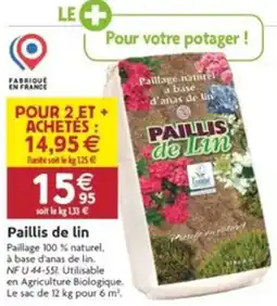 LaMaison.fr Paillis de lin offre
